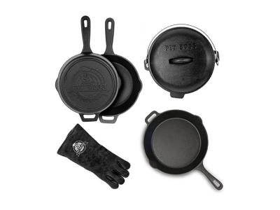 Pit-Boss Grill 6 Piece Cast Iron Starter Kit - 40266