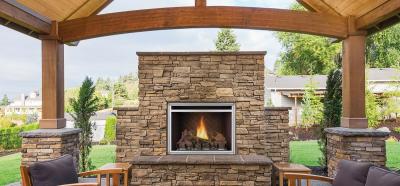 36" Napoleon Riverside Clean Face Outdoor Fireplace With Stainless Steel Construction - GSS36CFN