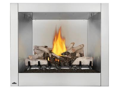 36" Napoleon Riverside Clean Face Outdoor Fireplace With Stainless Steel Construction - GSS36CFN