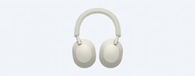 Sony Wireless Noise-Cancelling Headphones in Silver  - WH1000XM5/S