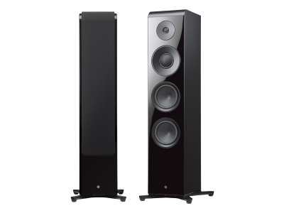 Yamaha 3-Way Floor-Standing Speakers in Piano Black - NS2000A