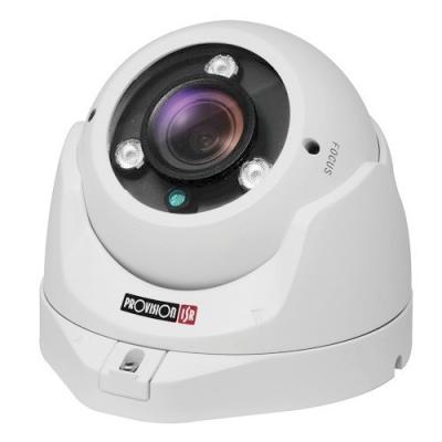 Provision ISR AHD Ultra Metal Dome IR Motorized 2.8-12mm 2MP in White - PV-DI-391AHDU-MVF