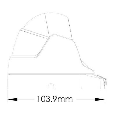 Provision ISR AHD Eco Metal Dome IR 24Led's 3.6mm 2.0MP in White - PV-DI-390AHDE36