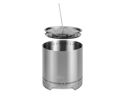 Napoleon Large Timberwolf Stainless Steel Wood Fire Pit - NWFPLTI-SS