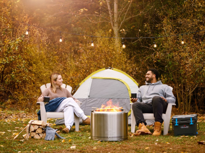 Napoleon Large Timberwolf Stainless Steel Wood Fire Pit - NWFPLTI-SS