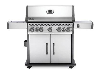 Napoleon Rogue Propane Gas Grill in Stainless Steel with Infrared Rear and Side Burners - RSE625RSIBPSS-1