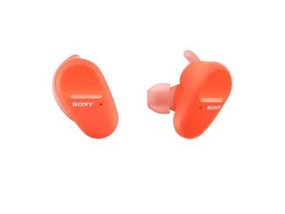 Sony Truly Wireless Noise-Cancelling Headphones for Sports in Orange - WFSP800N/D